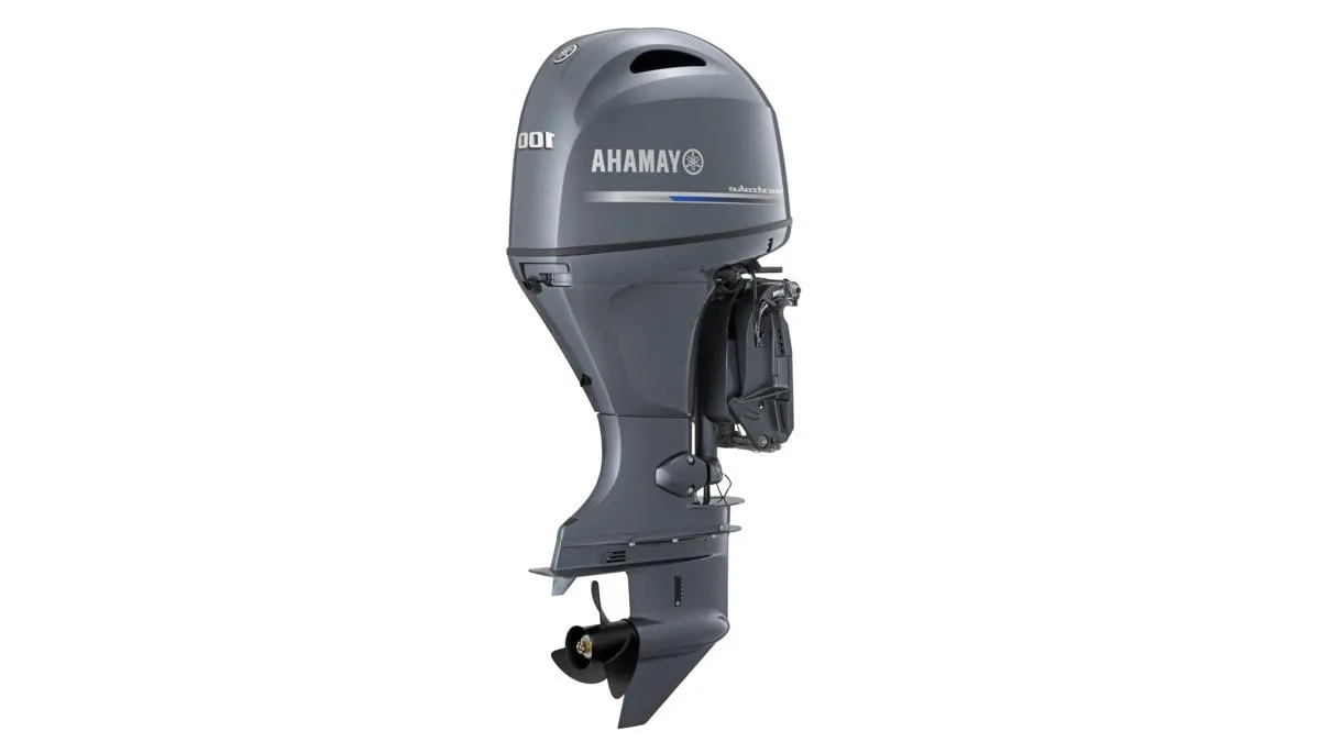 Yamaha Yamaha 100 HP Four Stroke Outboard Motor F100 EFI 20 Inch Long Shaft in Used